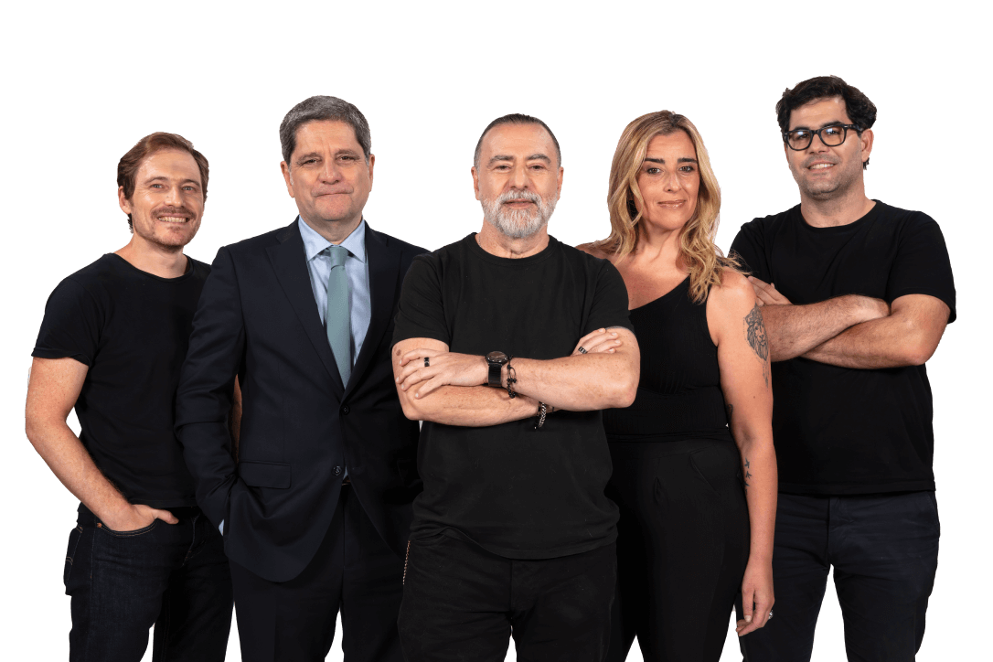 Con Reynaldo Sietecase, Federico Yañez, Verónica Castañares, Jorge Tartaglione.